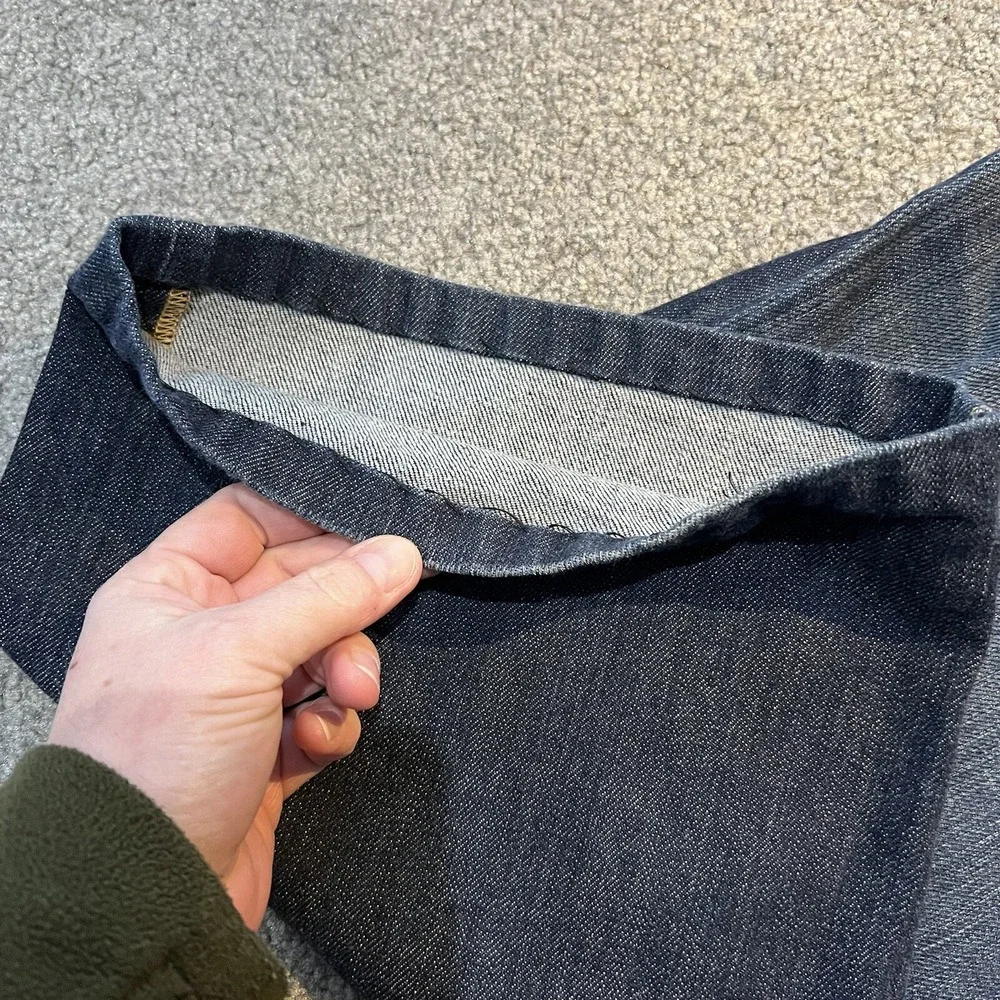 AG Adriano Goldschmied Jeans The Brave Men's Size 46x26‎ Stretch Blue Hemmed USA